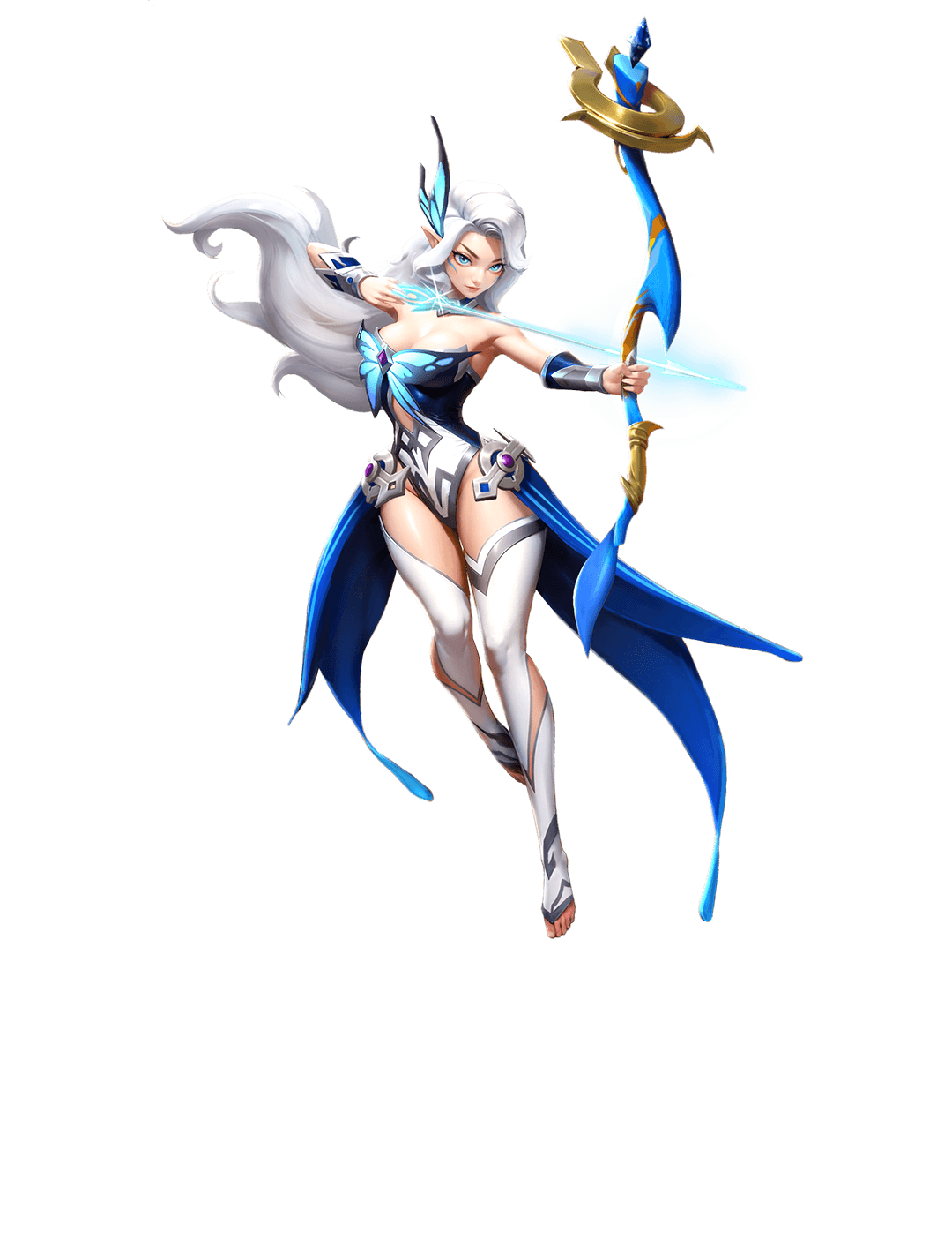 Official X-Clash Forest faction hero with blue bow