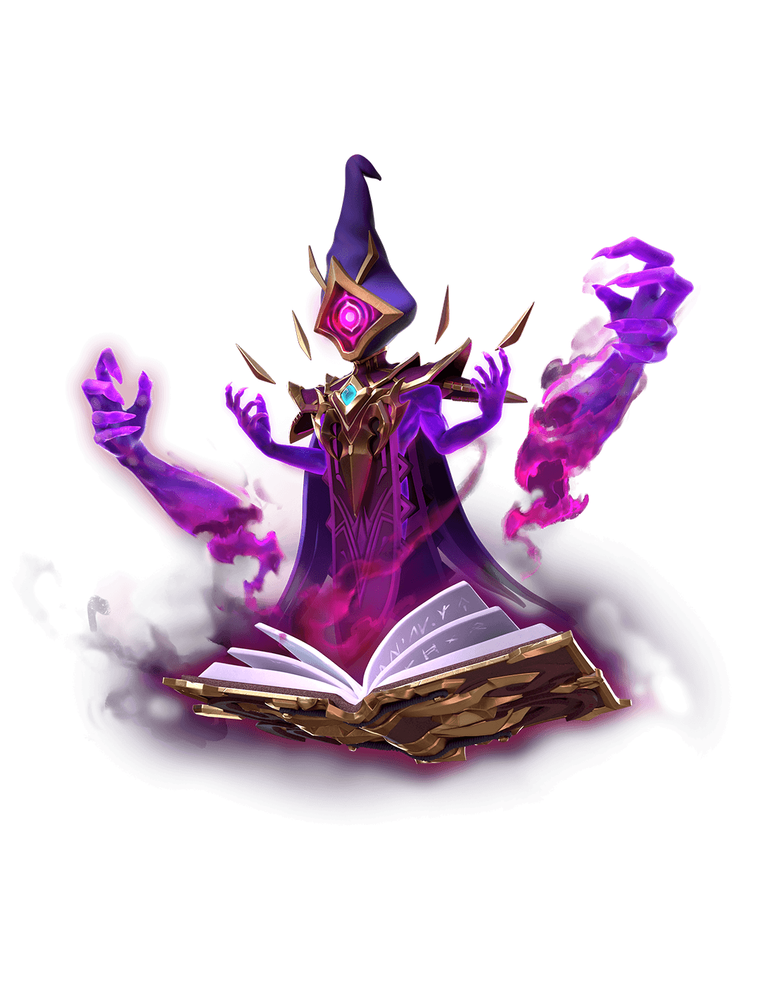 Official X-Clash Nightfall faction arcane book hero