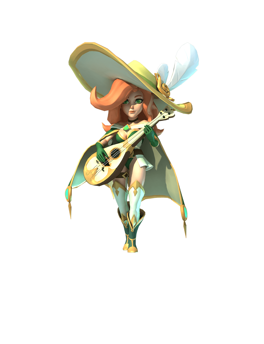 Official X-Clash Human faction bard hero